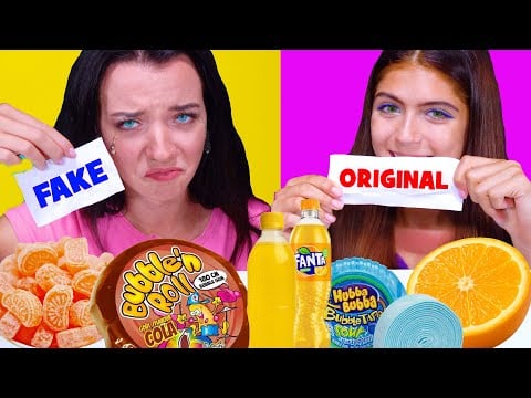 Fake vs Original Food Mukbang: The Ultimate ASMR Compilation 🍔✨