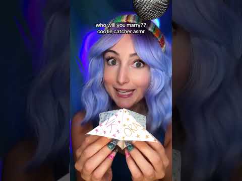 Cootie Catcher Tells You Who You'll Marry ASMR