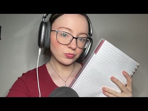 ASMR- follow my instructions/focus games