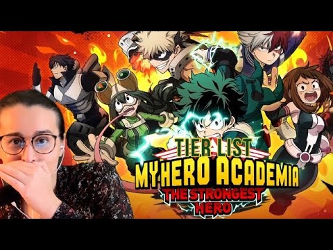 ASMR | Tier list my hero Academia 💪🏻