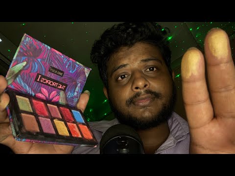 ASMR Spit Painting Makeup 👅
