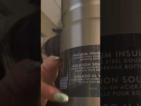 ASMR tapping + scratching on thermos ⚡️ (short version) #asmr #fastandaggressive #tapping