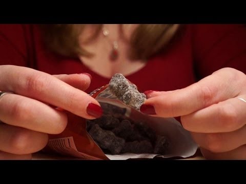 Binaural 3D ASMR. Eating Licorice & Crinkly Bag Sounds