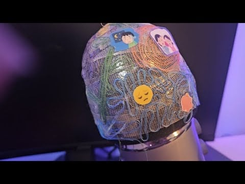 picking your worries away, helping you to sleep ASMR brain 🧠 picking. super satisfying!