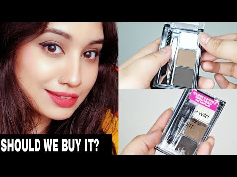 WET N WILD ULTIMATE EYEBROW KIT |FULL HONEST REVIEW WITH DEMO | V STYLE