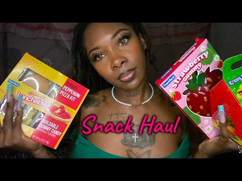 ASMR| Eat Snacks With Me…🤓😍😋 Snack Haul (Part 2)