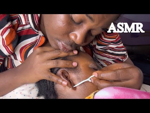 ASMR✨DENTAL FLOSSING YOUR DIRTY EARS WHILE YOU RELAX 