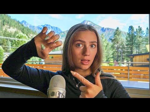 ASMR Over-Explaining My Nails (nail tapping/rubbing + personal attention) 💅