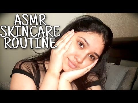 ASMR SKINCARE ROUTINE | MY FIRST ASMR VIDEO | V STYLE