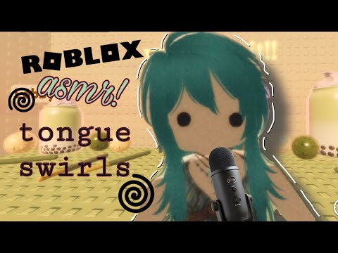 [roblox asmr] 🌀TONGUE SWIRLS🌀 rblx obby and digging🧋