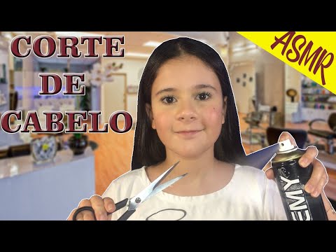 ASMR FILHA DO CABELEIREIRO CORTANDO SEU CABELO - roleplay