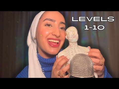 ASMR Try NOT to Tingle 😳 Acupuncture Doll — Levels 1 to 10 (It Gets INSANE!)