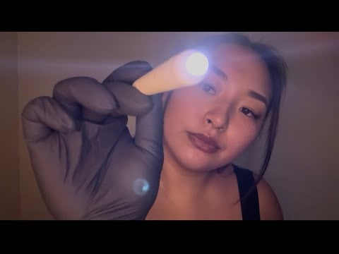 ASMR| Your Annual Eye Exam (Bright light & laser light triggers)