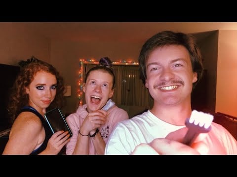 [ASMR] 6 Tingly ASMR Triggers with My Sister & Her Girlfriend | Lens Tapping, Crinkling, etc.