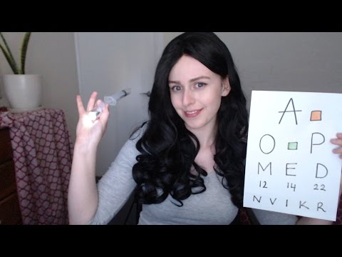 ASMR YEARLY EYE EXAMINATION ROLE PLAY!