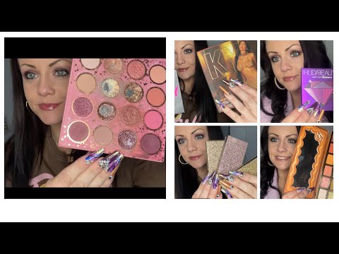 ASMR eyeshadow collection *lots of tapping & whispers*