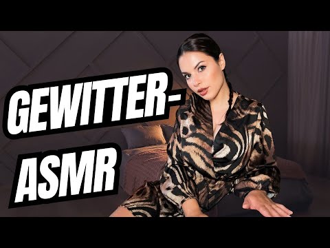 FLÜSTERN & KERZENSCHEIN ASMR | Sicher im Gewitter | Tiefschlaf mit Regen und Donner 😴