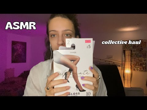 ASMR | Thrift /Asda Collective Haul 🛍💜