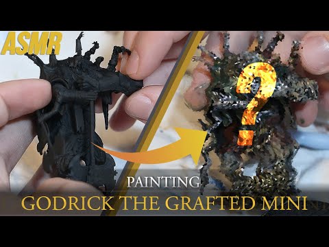 Painting Godrick the Grafted Miniature - ASMR