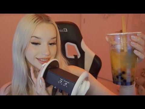 bubble tea ASMR *use headphones*