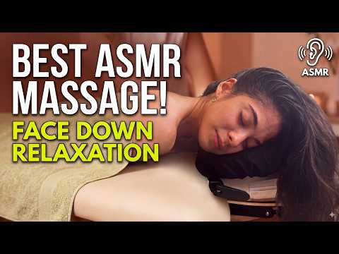 BEST ASMR Back Massage Ever! 💆‍♂️ Relaxing Face Down Pressure (100% RELAXATION)
