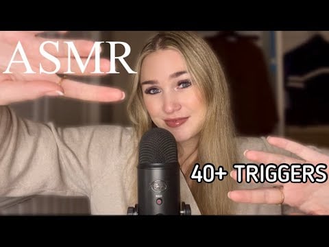 ASMR | 40+ TRIGGERS IN 8 MINUTES 😍🎀 