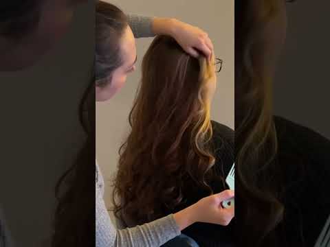 Real Person ASMR Hair Teasing #hairstyle #hair #relax #asmrforsleep