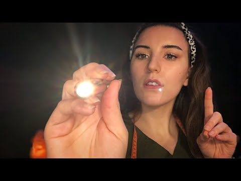 ASMR Sleep Instructions Eye Exam // Fast & Aggressive ASMR for Tingles