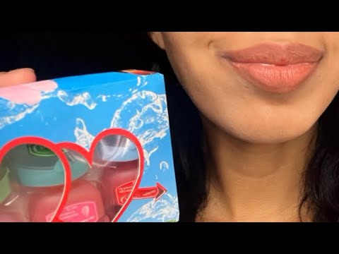 ASMR Pt3 lo-fi mouth sounds & Tapping Unboxing comprinhas da Shopee 🧡 #asmrsounds