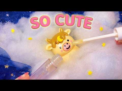 ASMR 🐮🌙 Mochi Squishy Cow Spa & Hoof Care (Toy ASMR Roleplay for Inner Child Healing)