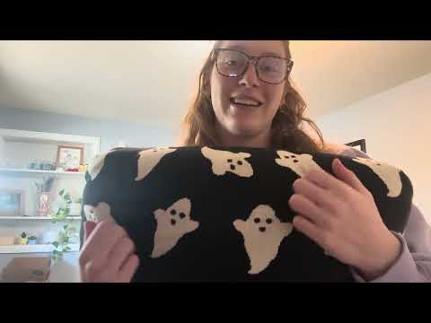 ASMR Halloween Decor - showing you my decor and rambling