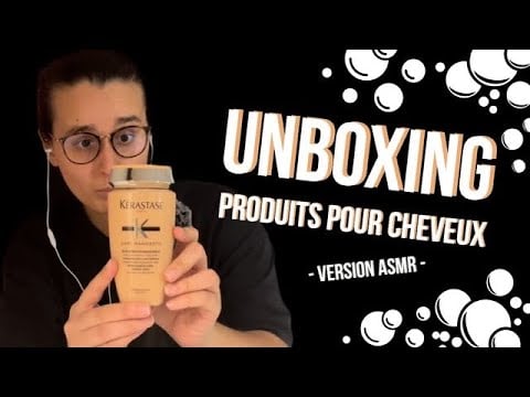 ASMR I UNBOXING PRODUITS  POUR CHEVEUX 🤩 ( CHUCHOTEMENTS, TAPPING ET CRINKLES )