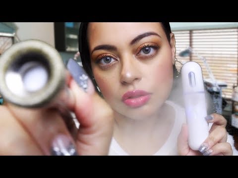 ASMR| Microdermabrasion STEAMY Facial - Esthetician RP (PERSONAL ATTENTION, Gloves, Layered Sounds)