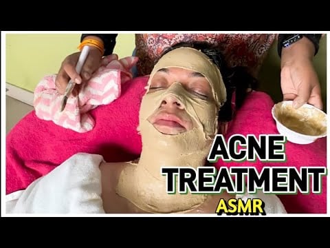 ASMR || ACNE TreatmenT With Natural Remedies || TherapisT VANTI | Pain Relief #asmr  #acnetreatment