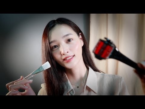 ASMR (Sub)(No Talking) {초반에만} 뻐금뻐금 피부 관리샵 | 압출+마사지 | Skin care shop RP
