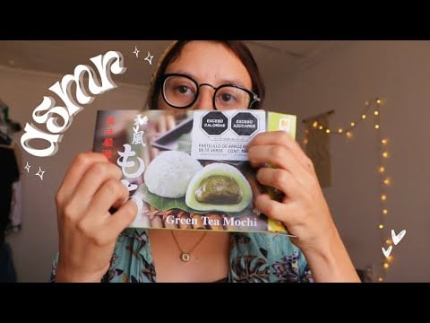 ASMR opinión de una serie ✨ comiendo mochis ricosss 🍵