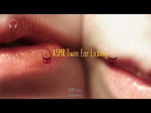 Twin [ASMR] ★ Ear Licking ★ [Binaural] [Intense] [Mouth sounds]