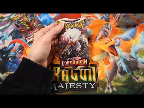 ASMR Pokemon Lost Origin Pre Release | Soft Spoken Card Opening