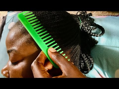 ASMR DANDRUFF HAIR SCRATCHING FOR RELAXATION | SOOTHING SCALP CARE