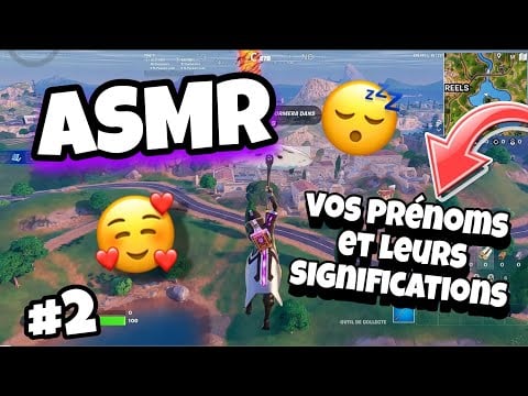 ASMR Français • Je Chuchote vos Prénoms et leurs significations 😴💤 (Chuchotements relaxants ✨) #2