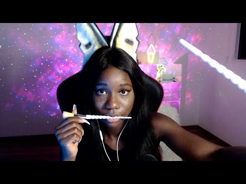 ASMR | Tingly Unicorn Brush 🦄Mouth Sounds✨