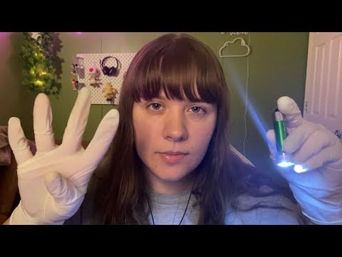 ASMR Fast 7 Minute Cranial Nerve Exam 👩‍⚕️🥱 (soft spoken)