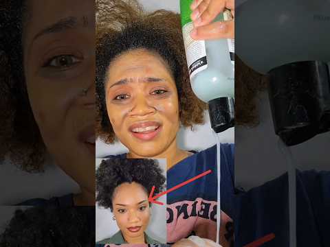 30 SEC GLOWUP 😳😱🤯#grwm #glowup #hair #blackgirlmagic  #blacktiktok #explore #curly #short