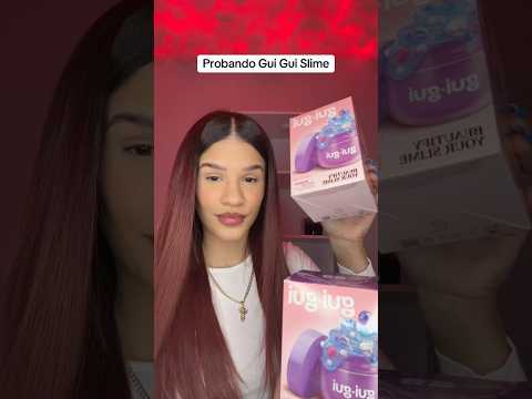 Probando el Gui Gui slime #guigui #slime #moreismore #walmart #asmrslime