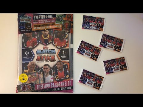 [ASMR] Match Attax Pack Opening!