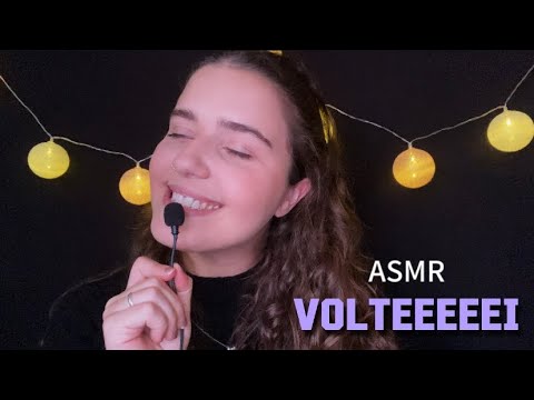 ASMR Sussurros e sons de boca | De volta ao canal ❤️