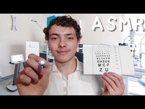 ASMR FR: Roleplay👀Test des yeux complet👀