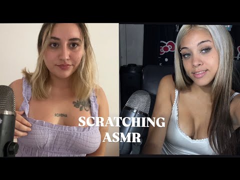 ASMR FABRIC SCRATCHING CON @ZOEyesAsmr | TE HACEMOS DORMIR 