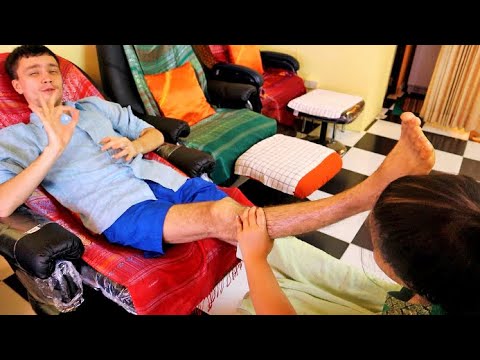 ASMR Reflexology Thai Oil Foot Massage