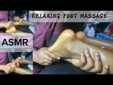 ASMR💫RELAXING FOOT MASSAGE 